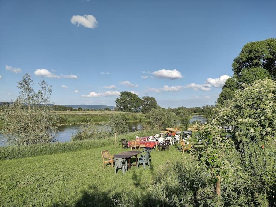 Mit Weserblick Und Kamin Apartment